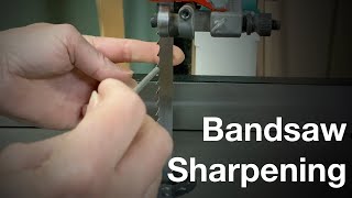 How to Sharpen Bandsaw Blades [upl. by Koblick]