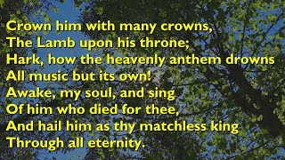 Crown Him With Many Crowns Tune Daidemata  4vv with lyrics for congregations [upl. by Attesor259]