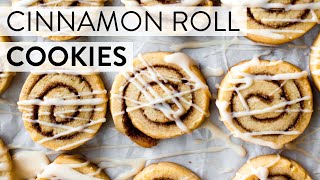 Cinnamon Roll Cookies  Sallys Baking Recipes [upl. by Akisey]