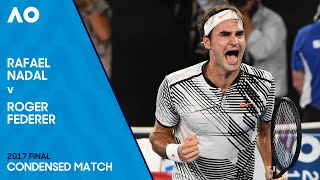 Roger Federer v Rafael Nadal Condensed Match  Australian Open 2017 Final [upl. by Der]