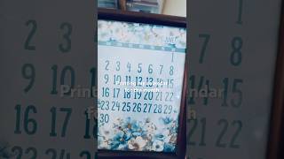 How I print my calendar for my photo frame freeprintable bulletjournal planwithme calendar how [upl. by Hannon378]