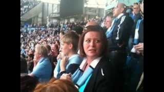 Manchester City V QPR Last mins with the Meredith Clan [upl. by Sansone]