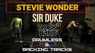 Stevie Wonder  Sir Duke  Drumless [upl. by Yddor]