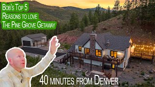 Luxury Home in The Foothills Just West of Denver at 16654 S 7th St Pine CO in Pine Grove [upl. by Radcliffe580]