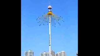 Craziest Drop Tower in South Korea [upl. by Samled]