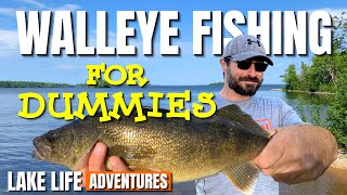 Walleye Fishing For Beginners  Tips And Tricks  How To Catch and Cook Walleye [upl. by Phalan817]