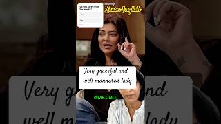 Let’s learn English from Sushmita Sen’s advice for better communication  Very graceful  mannered [upl. by Raleigh151]