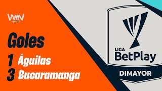 Águilas Doradas vs Bucaramanga goles  Liga BetPlay Dimayor 20242  Fecha 9 [upl. by Ahsauqram]