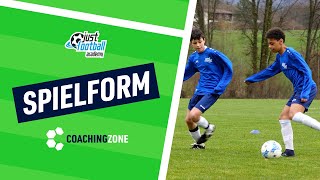 Fussballtraining Passform mit Hinterlaufen im 2 gegen 1 [upl. by Prasad]