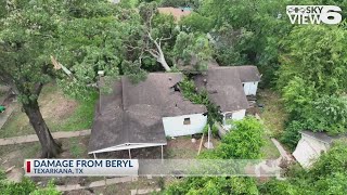 Post Hurricane Beryl Bossier community recovers following death [upl. by Accisej]