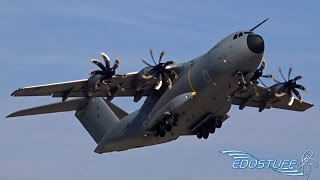 Royal Air Force  Airbus A400M Atlas ZM400  Amazing Short Takeoff from Split Airport LDSPSPU [upl. by Hildy]