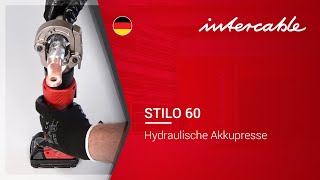 Anwendung STILO 60 Hydraulische Akkupresse  INTERCABLE [upl. by Moffat926]