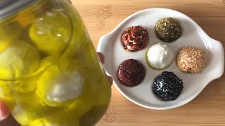 How to Make the Most AMAZING Labneh Balls from Homemade Yogurt [upl. by Erin667]