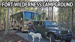 Best Disney World Campground Camping at Fort Wilderness Campground in Florida [upl. by Akinaj]