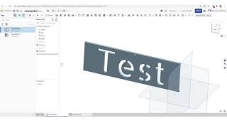 Tutorial 11 Namensschild herstellen  DXF Datei erstellen mit Onshape [upl. by Luciana]