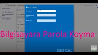 Windows 10 Bilgisayara Şifre Parola Koyma  Parola Nasıl Bırakılır amp Kullanıcı adı değiştirme [upl. by Arahd825]