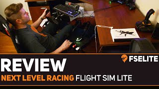 Next Level Racing  Flight Simulator Lite The FSElite Review [upl. by Lesly]