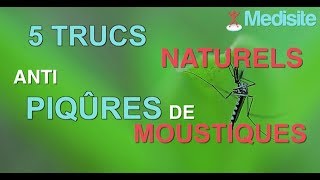 5 trucs naturels contre les piqûres de moustiques [upl. by Liam]