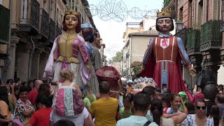 Ferias y Fiestas de Alcalá de Henares 2023 Pasacalles de Gigantes y Cabezudos [upl. by Ydrah]