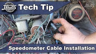 JBugs  Tech Tip  Speedometer Cable Installation [upl. by Natsirk]