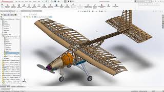 10Overview RC aircraft fuselage design using SolidWorks [upl. by Akimat]