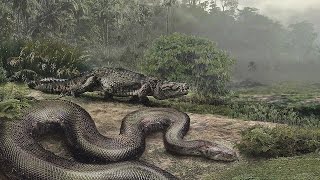 Worlds BIGGEST Snake ever Titanoboa [upl. by Idnim]