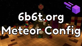 6b6torg Meteor Client Configs [upl. by Anauqcaj377]