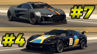 Fastest Sports Cars in GTA Online Based on Top Speed 2024 [upl. by Florella]