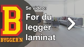 Legge Laminatgulv Se dette først [upl. by Nisay]