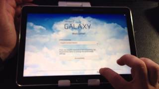 Unboxing and Setup of the Samsung Galaxy Tab Pro 101 [upl. by Parent]