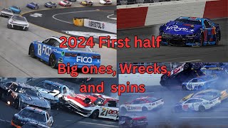 Nascar 2024 Wrecks [upl. by Anyrak258]