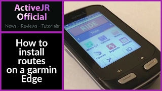 How to install routes on a Garmin edge [upl. by Lizette]