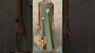 Women Summer Print Sundress [upl. by Boylan386]