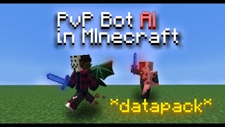 NEW I Coded PvP Practice Bot In Minecraft  Datapack with NO MODS [upl. by Amye]