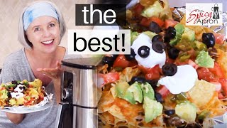 Air Fryer Nachos  With Ground Beef [upl. by Lairbag]