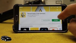 RenaultDacia  Radio Code per App ermitteln [upl. by Haizek605]