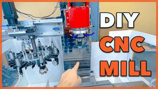 Homemade CNC Machine 6 months of work in 8 minutes [upl. by Iliak]