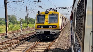 Mumbai Local Train ll Dombivali To Kalyan Fast Train Journey [upl. by Pierrette]