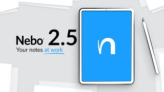 Complete review of Nebo the BEST handwriting recognition notetaking app for the iPad Paperless X [upl. by Htieh]