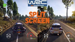 WRC Generations  Splitscreen  2 players versus Gameplay  Rally Japan No Commentary [upl. by Oynotna548]