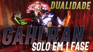 DESTINY 2  Dualidade  Gahlran Solo em 1 fase de Dano Primeiro Boss [upl. by Dnomsaj247]