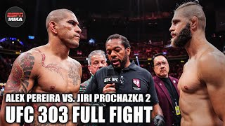 UFC FULL FIGHT Alex Pereira vs Jiri Prochazka 2 UFC 303 – June 29 2024  ESPN MMA [upl. by Rico]