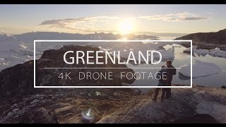 Ilulissat Icefjord  GREENLAND  4K Drone Footage [upl. by Anahsek]