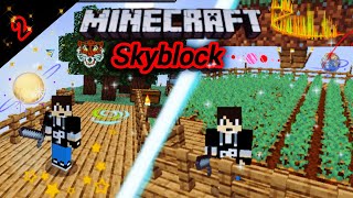 Minecraft cubecraft skyblock episode 2minecraft gaming skyblock [upl. by Witha]