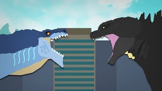 Godzilla vs Zilla Jr  The Final Battle part 1 PREVIEW  DinoMania  Godzilla cartoons [upl. by Willman255]