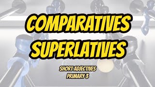 COMPARATIVES and SUPERLATIVES in short adjectives  Explanation  Easy English Grammar [upl. by Ardnalak23]