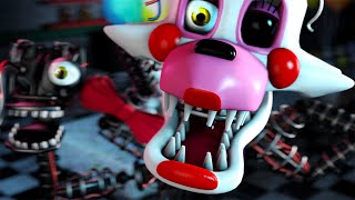 Mangle FNAF Voice Lines Animated [upl. by Gorski]