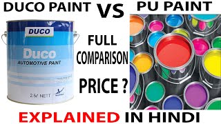 Duco vs Pu Paint  Duco Paint  Pu Paint  Price  Which is Better Full Comparison [upl. by Plumbo622]