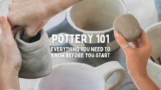 Ceramics for Beginners Everything You Need to Know Before You Start Pottery [upl. by Brecher]