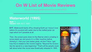 Movie Review Waterworld 1995 [upl. by Summons]